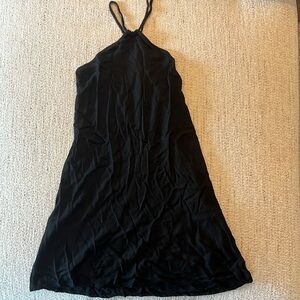 XS Silence + noise mini black dress